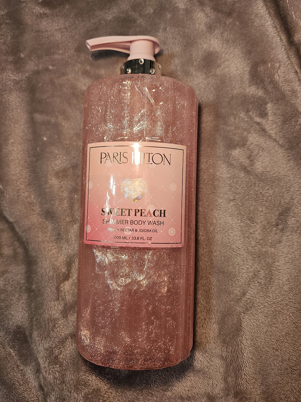 Paris Hilton Sweet Peach Shimmer Body Wash - Shimmery Pink